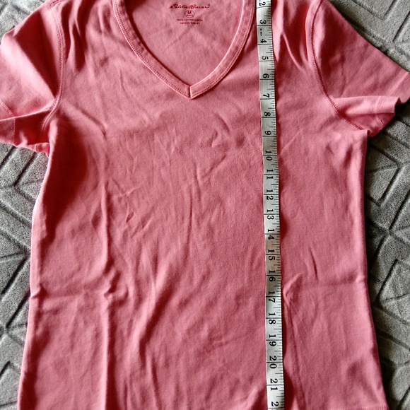 Eddie Bauer Pink Top Short Sleeve Size M - Picture 7 of 7